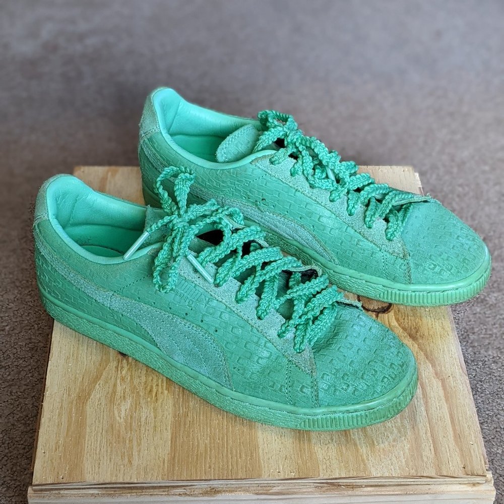 Suede Green Size 8 Solange Puma Sneakers